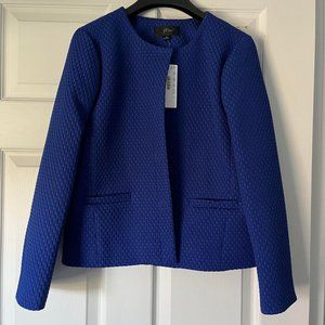 Portfolio jacket in matelasse